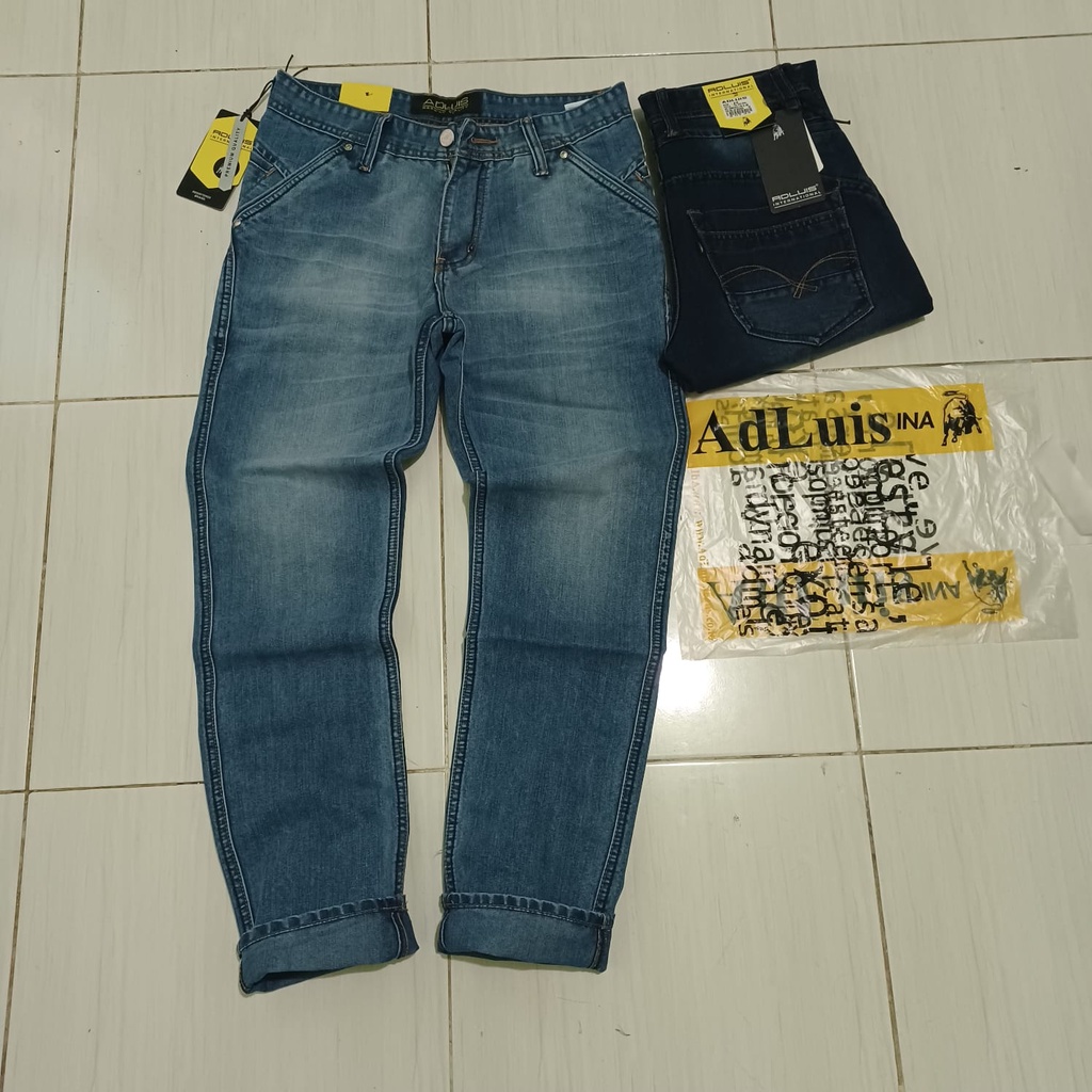 celana jeans panjang premium pria slimfit ADLUIS 27/33