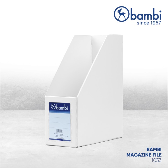 

Box File Bambi 1033 Magazine File - All Colour (Pilih Warna)