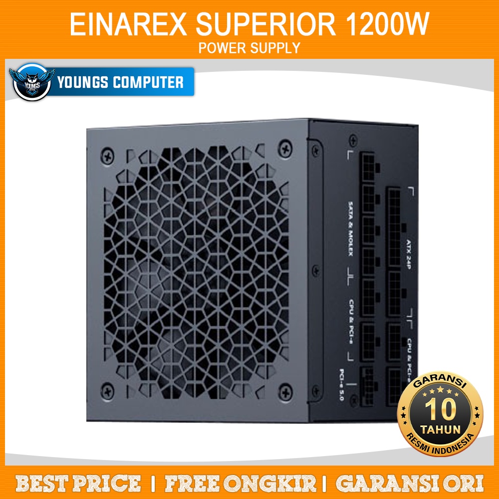 PSU EINAREX SUPERIOR 1200W 80+ Gold Fully Modular PCIe 5.0