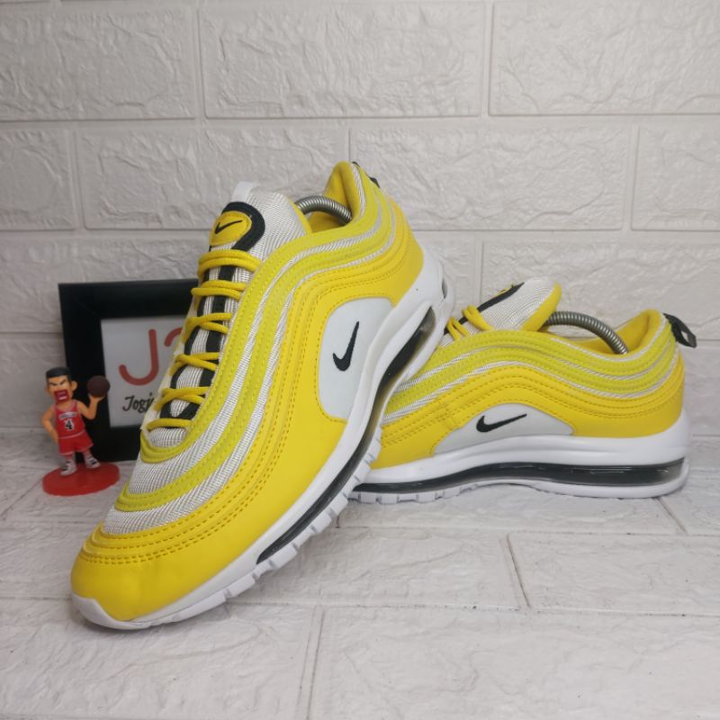 Sepatu Nike Air Max 97 Topaz Gold White Size 44 In Sole 28cm Made in Vietnam Warna Kuning Putih