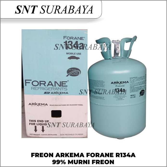 FREON R134 FORANE ARKEMA - FREON R134 MURNI 99% - JUAL FREON R134A