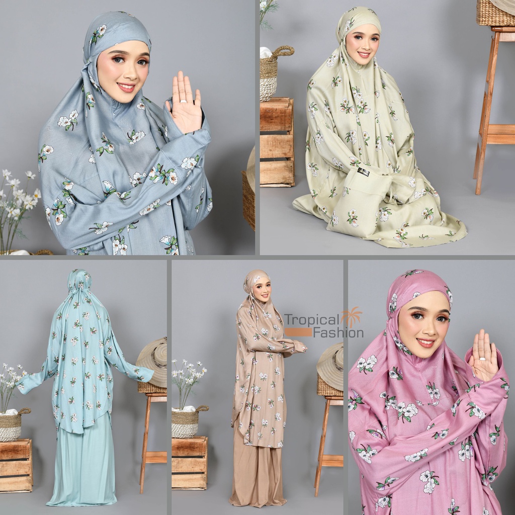 Mukena Bali HDM Cassandra  By Zahwa Bahan Rayon Janger Premium Termurah Kekinian