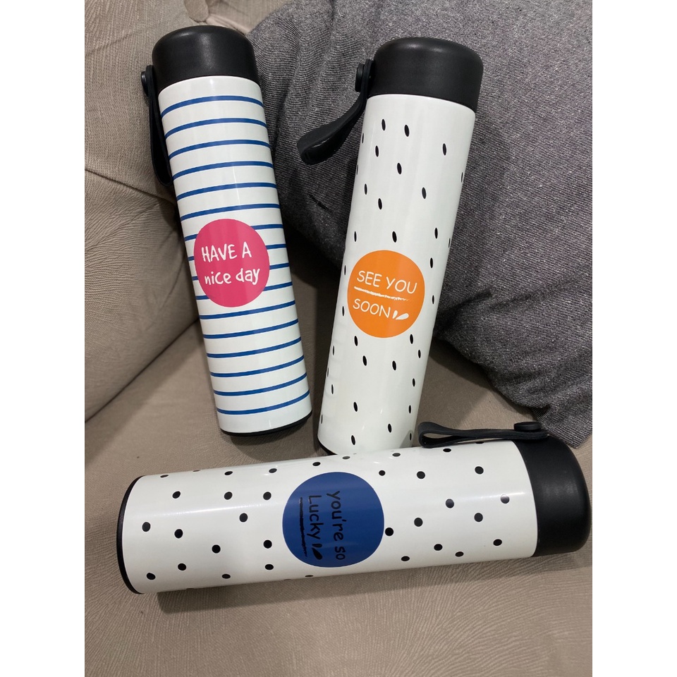 Thermos Air Mini Tahan Panas dan Dingin / Botol MInum Vacuum Cup Stainlees Steel / Botol Minum Traveling Anti Tumpah / My Cup 650ml