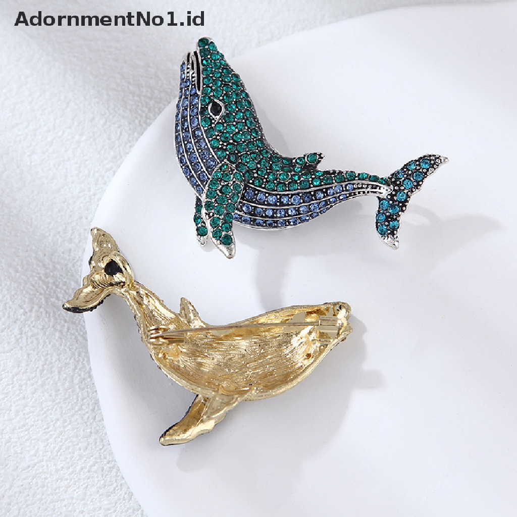 [AdornmentNo1] Bros Paus Berlian Imitasi Fashion Untuk Wanita Perhiasan Baju Perjamuan Brooch Pin [ID]