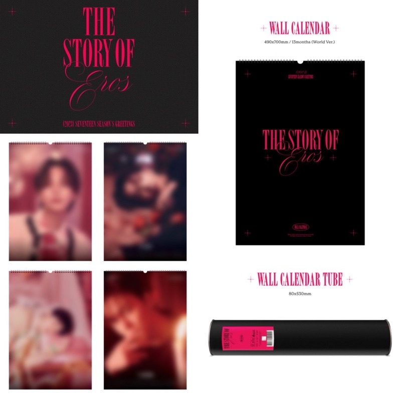 Ready Stock Wall Calendar Seventeen