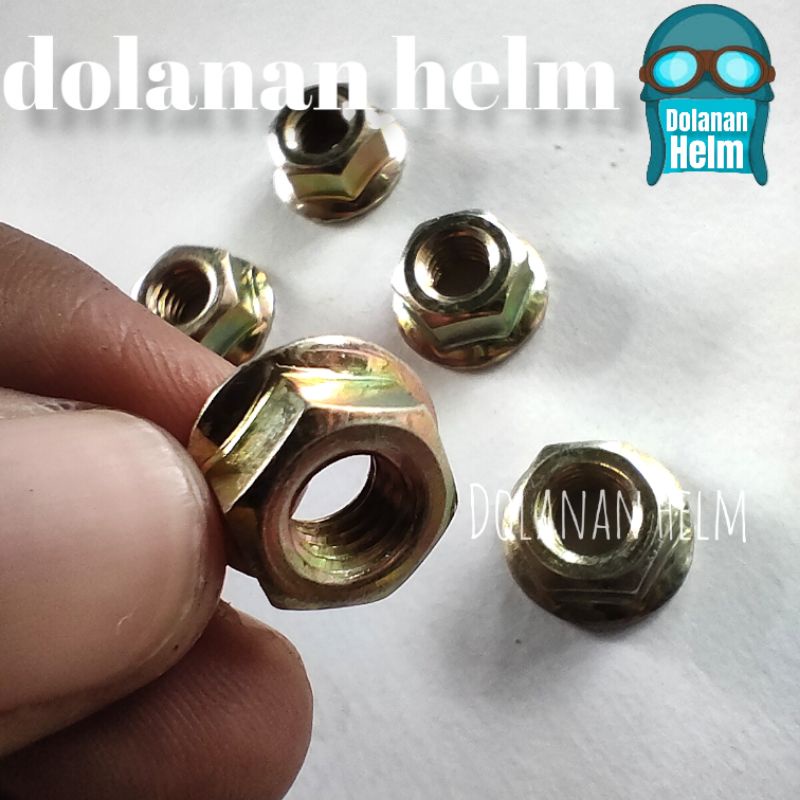 Mur Helm Besi Untuk Baut Helm