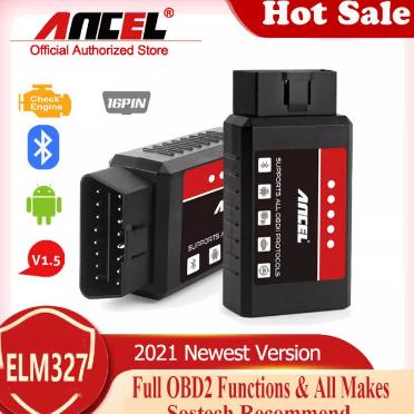 Ancel Scanner Mobil OBD2 ELM327 VGate ICAR 2 OBD2 Bluetooth V1.5 ORI
