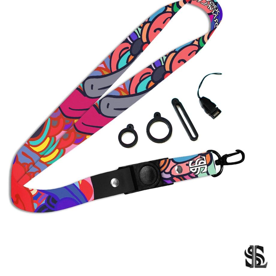 

Terjangkau SL Premium lanyard motif Doodle - Doodle Series DDL-04