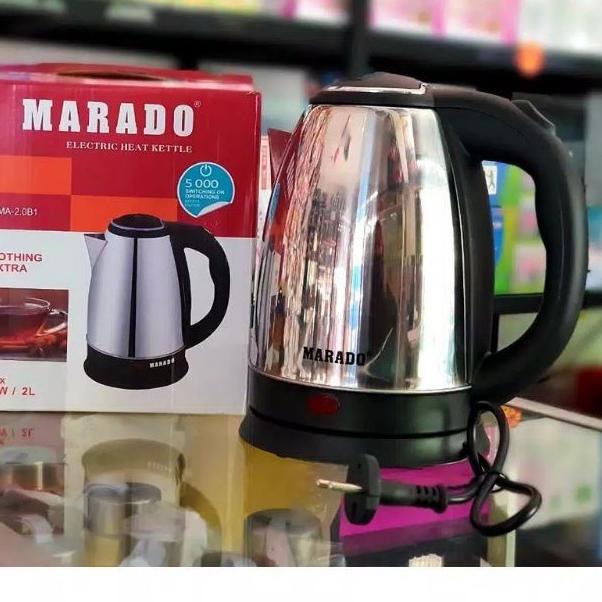 Depan  Teko Listrik Pemanas Air Kettle Electric Marado 2 Liter