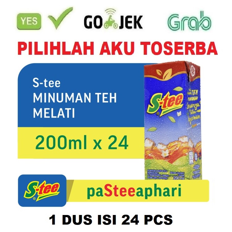 S-tee / Stee Kotak 200 ml - ( HARGA 1 DUS ISI 24 pcs )