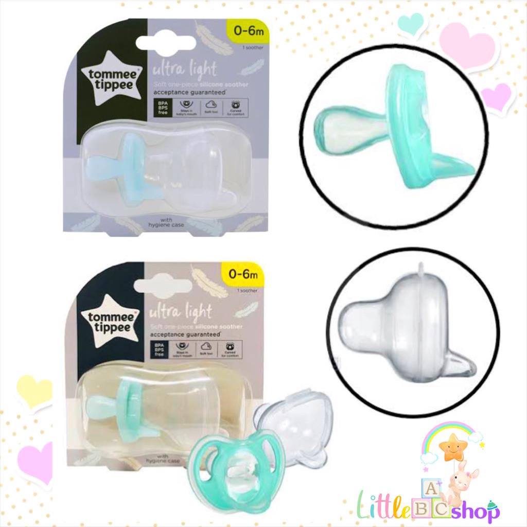 Tommee Tippee Ultra Light 1pk Silicone Soother / Empeng Ultra Light