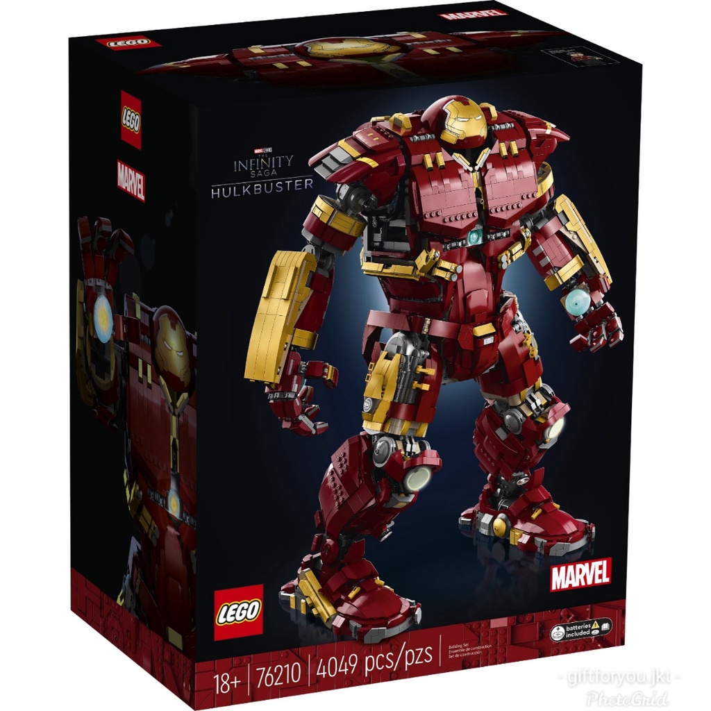 Lego Marvel Avengers 76210 Hulkbuster Mainan Bricks Action Figure Movie Film Toy Dekorasi Design Rum