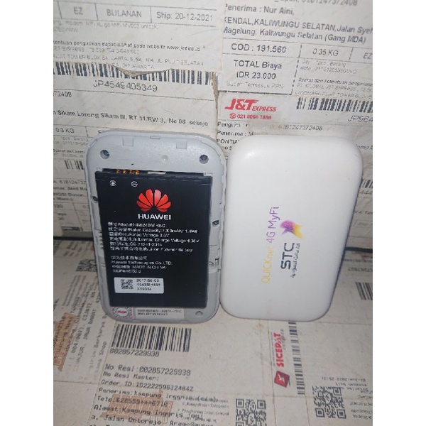 Modem Mifi STC Huawei 5577s-932 Max Unlock Alloprator 4G LTE(B1/B3/B40)Battery 3000 Mah