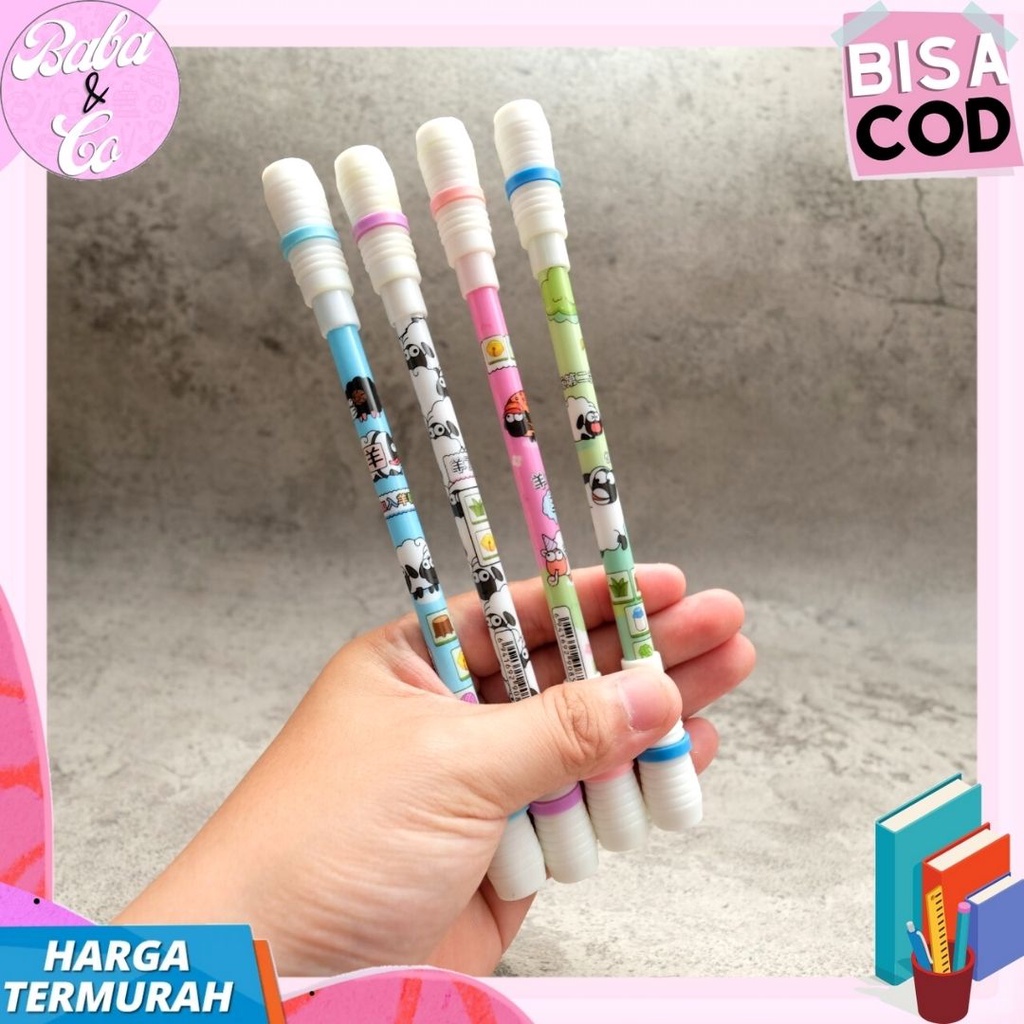 

PULPEN PUTAR MAGNET DOMBA PEN MAGNET PUTAR MOTIF DOMBA SPINING PEN LUCU UNIK MURAH ALAT TULIS SEKOLAH KANTOR ATK MURAH BISA COD