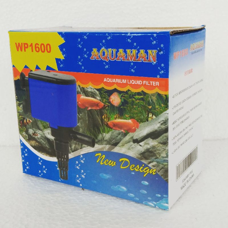 mesin pompa filter celup AQUAMAN WP 1600 power heads akuarium waterpump kolam water pump ph