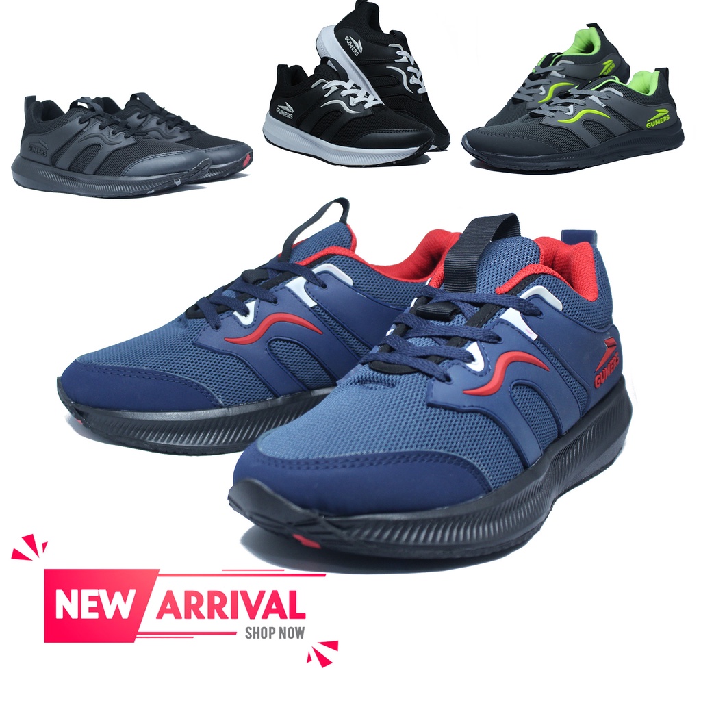 Sneakers Gumers navy red , Sepatu Pria dan Wanita, sepatu sport, sepatu santai, sepatu olahraga, sepatu kerja, sepatu sekolah, sepatu terlaris, sepatu couple