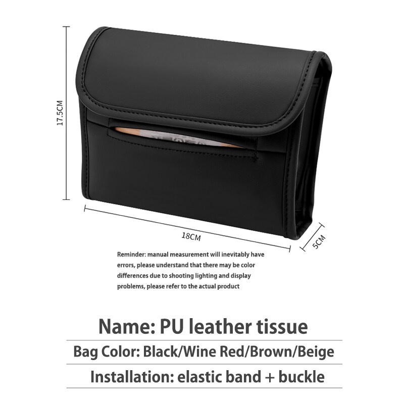 (NEW) Kotak Tisu Mobil Laci Jok Gantung tissue box creative armrest box interior Untuk Mitsubishi logo Triton Outlander Mirage ASX Lancer EVO PAJERO GRANDIS GALANT Xpander