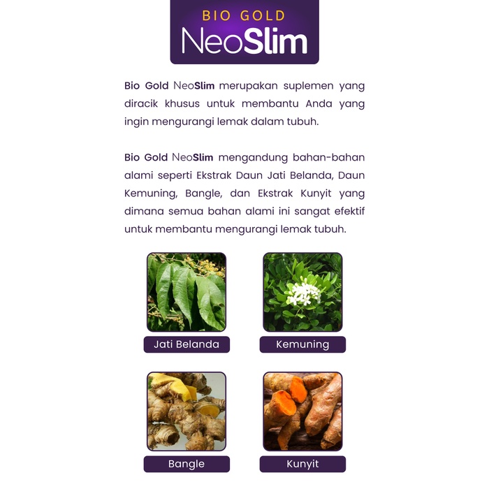 Kapsul Langsing Neoslim Pelangsing Herbal Alami Aman BPOM