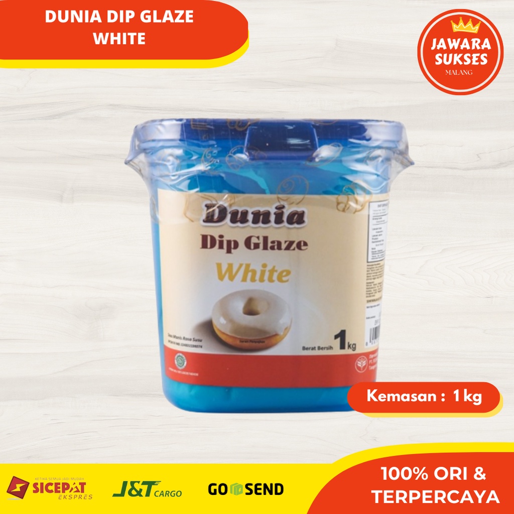 

Dunia Dip Glaze White 1 Kg | Dunia Glaze Putih