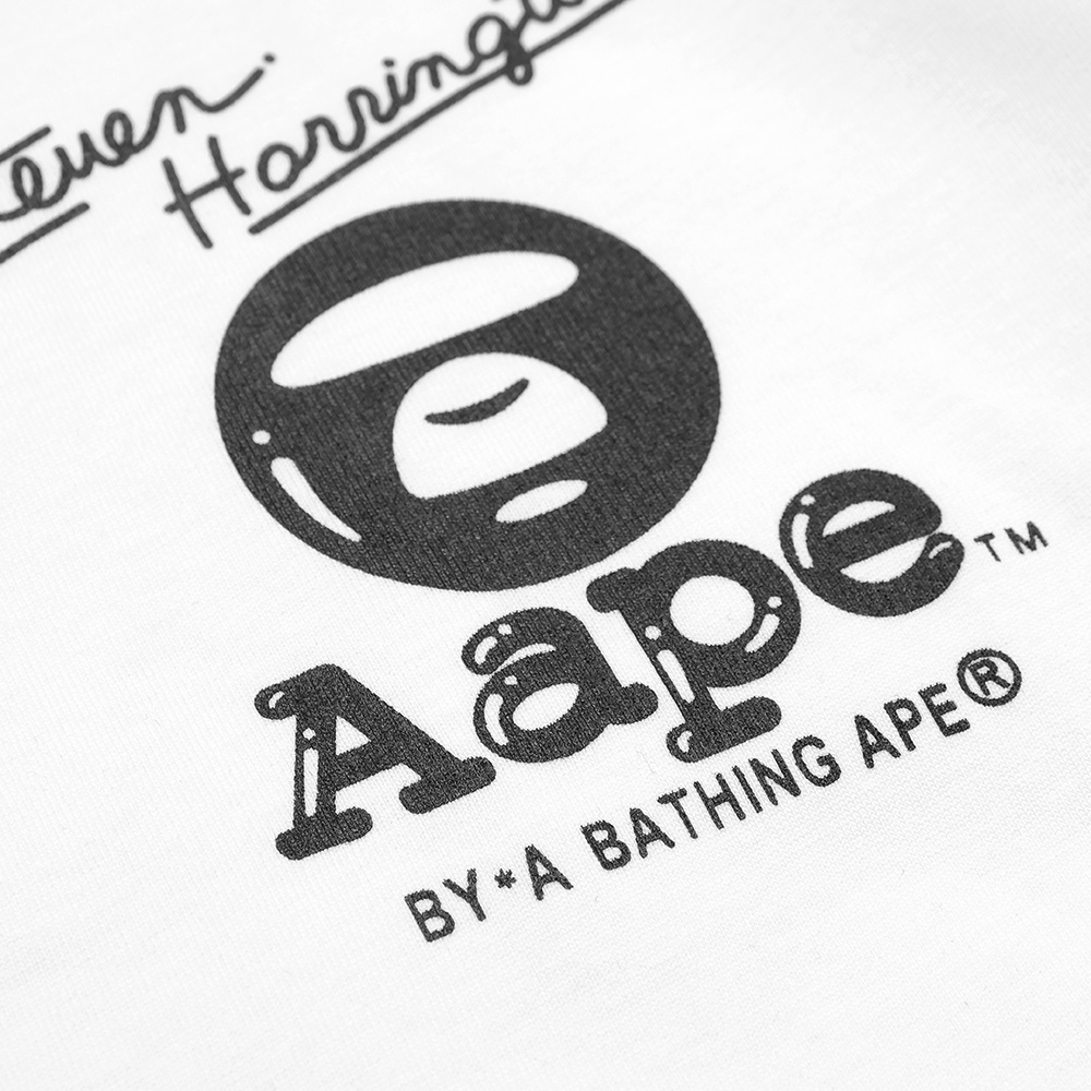 Aape by A Bathing Ape X Steven Harrington T-Shirt White