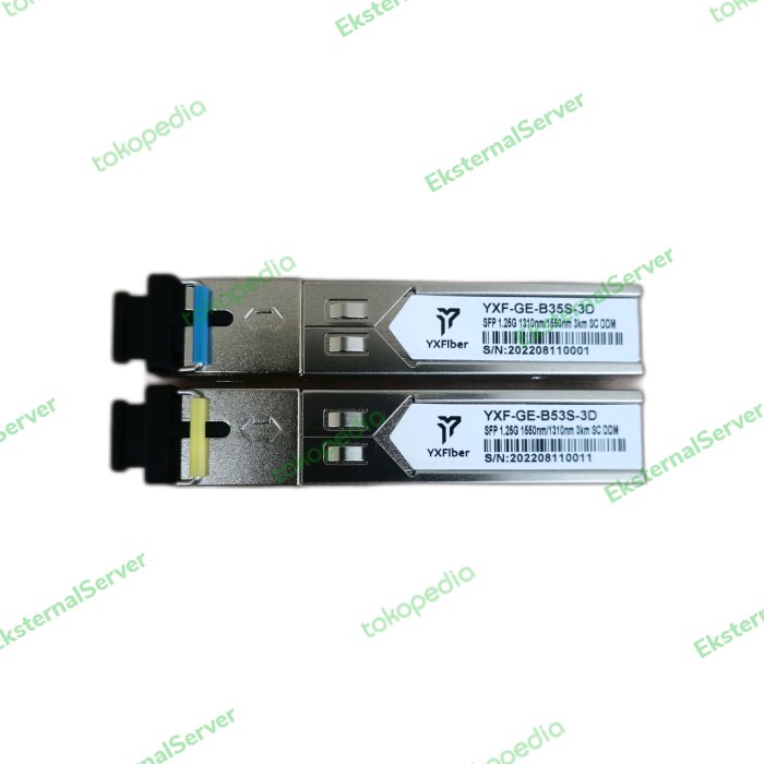 Produk Terbaru Sfp 1.25G Bidi 3Km Sc Universal (Sepasang)