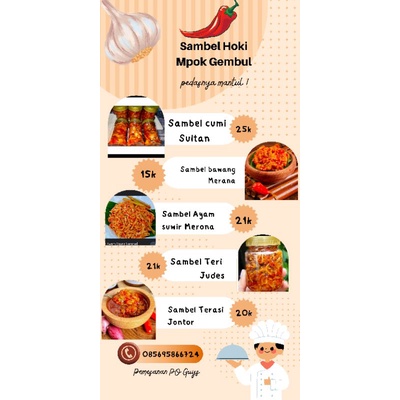 

Sambel cumi, sambel bawang,sambel teri,sambel terasi