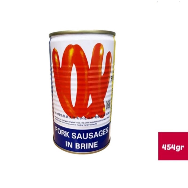 

SOSIS BABI KALENG | PORK SAUSAGES IN BRINE 454 Gram.