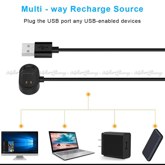 Pengisi Daya Charger Smartband USB Cable 1M for Realme Band 2