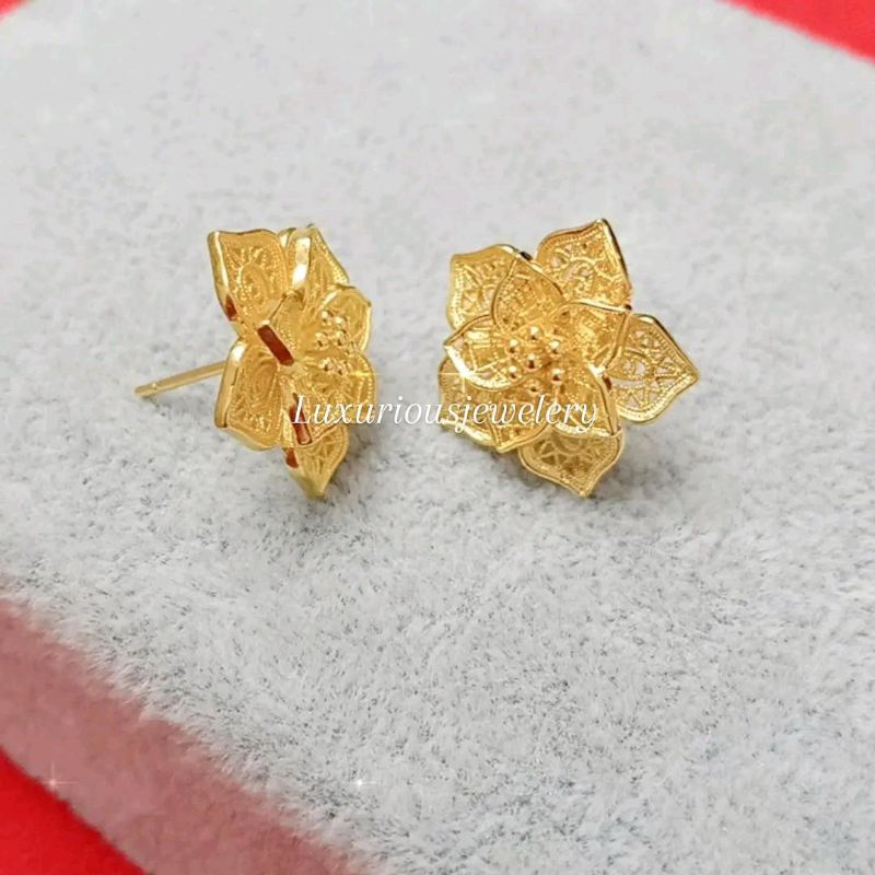 Anting Rhodium Kendari model tusuk