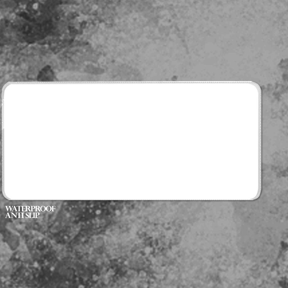 Depan MOUSE PAD GAMING WHITE PUTIH BLANK POLOS XL EXTENDED PREMIUM