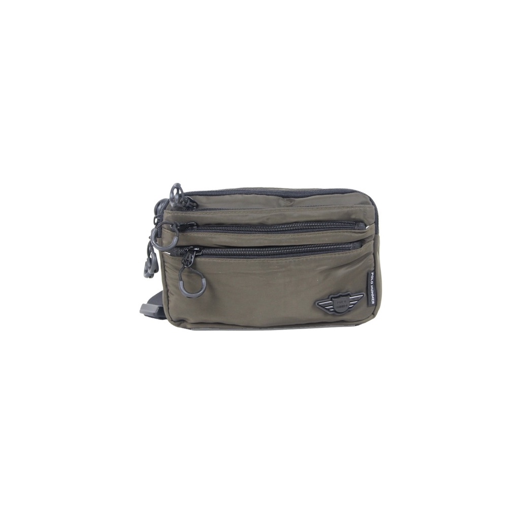 [KLIKTAS] Tas Pinggang Pria Kecil Waistbag Import Polo Hummer 19014