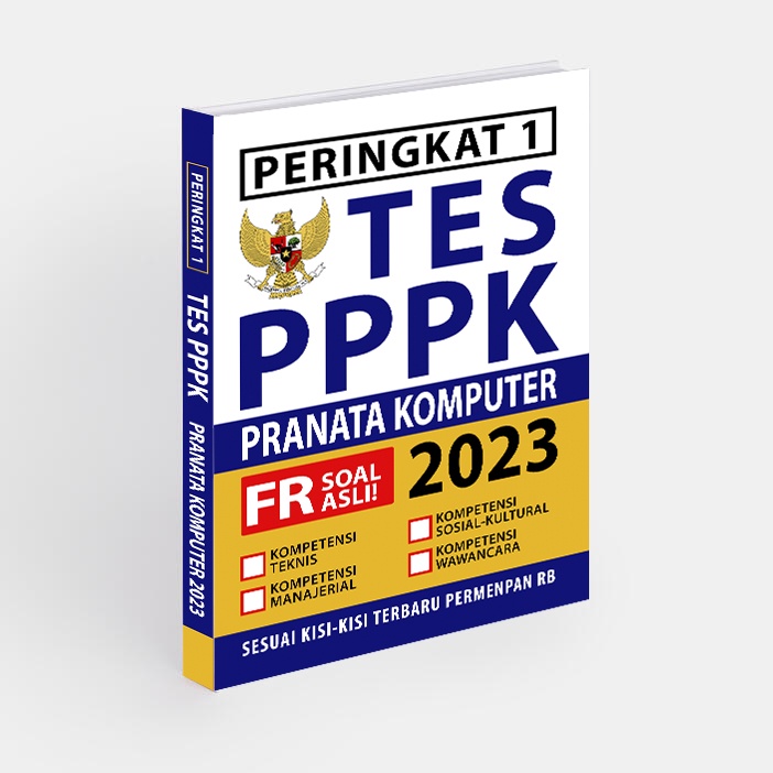 Buku PPPK PRANATA KOMPUTER 2023 - Peringkat 1 PPPK TEKNIS PRANATA KOMPUTER 2023 - Buku Original Soal dan Pembahasan