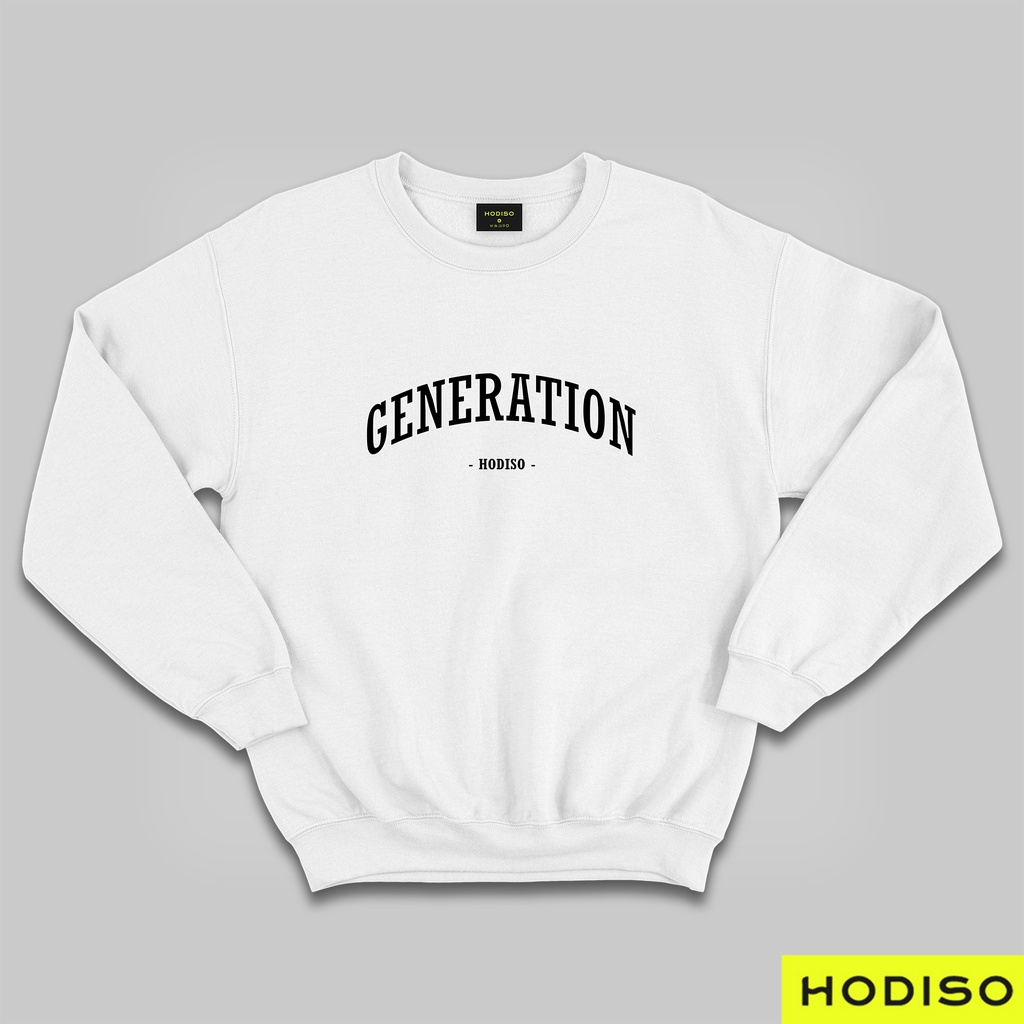 HODISO - Basic Sweater Generation Unisex Size M-XXL (Pria&amp;Wanita)