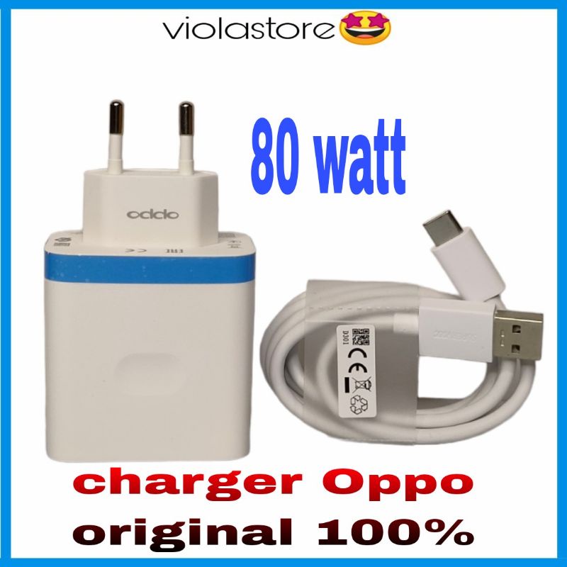 Charger Oppo original 100% fastcharging/super dart tipe c