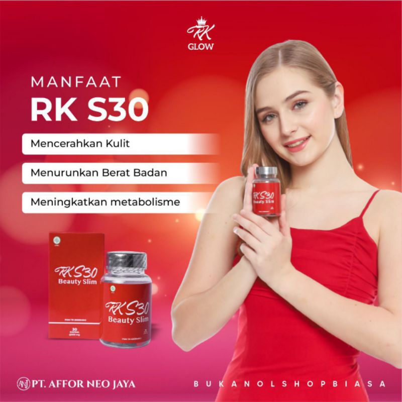 RK S30 SLIM BEAUTY RK GLOW ORIGINAL 100%