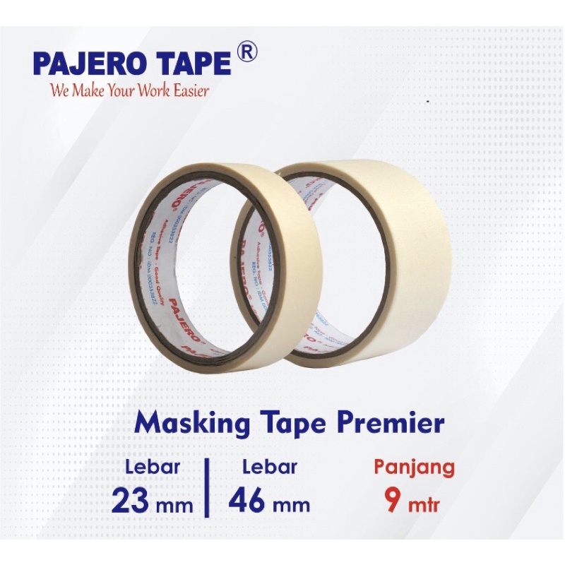 (1 Pcs) Masking Tape Pajero 48 MM x 10 Yard