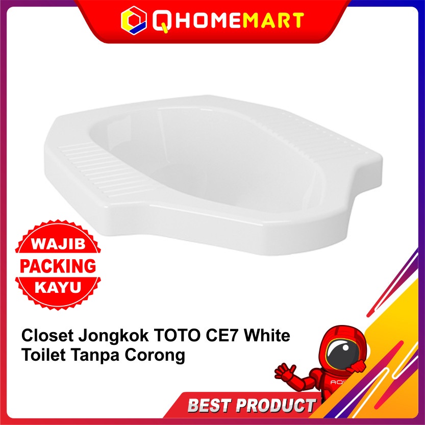 CLOSET JONGKOK  TOTO CE7 TOILET  WC JONGKOK