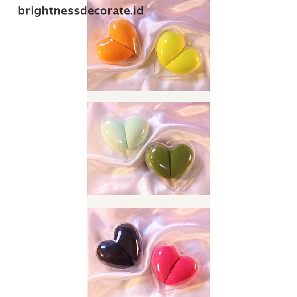 [Birth] 2pcs/set Spons Makeup Alat Kecantikan Beauty Egg Set Aksesoris Kecantikan [ID]