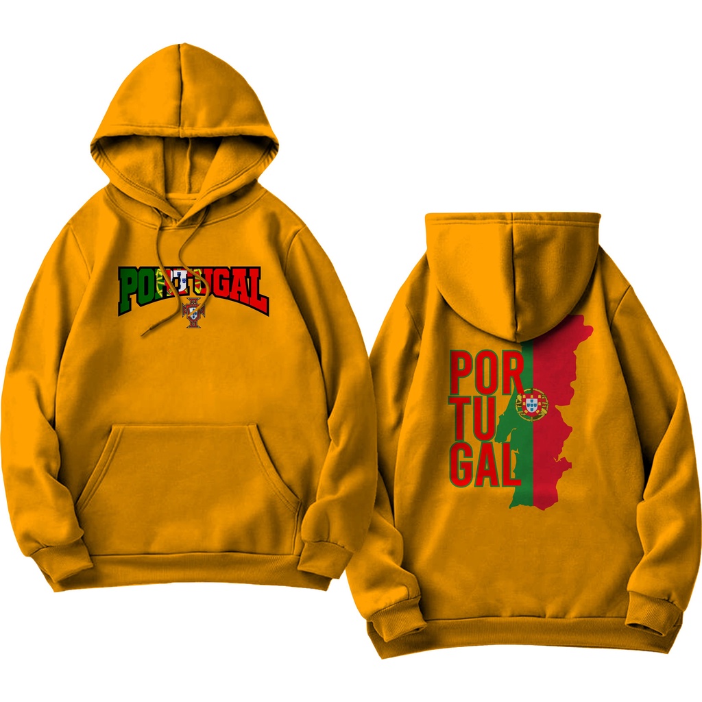 Holyrider PORTUGAL Sweater Hoodie Distro Sablon DTF Fleece Cotton II Holyrider Jumper Hoodie PORTUGAL II M-XXL (Pria &amp; Wanita) Free stiker&amp;Gantungan Kunci