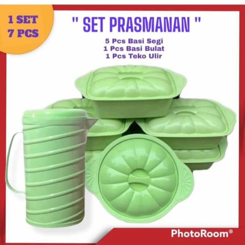 set Prasmanan Plastik