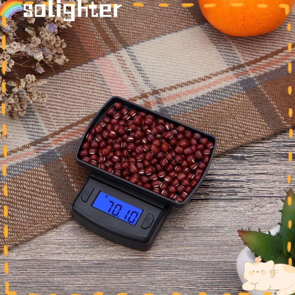 Solighter Timbangan Digital Presisi Tinggi Untuk Perhiasan Emas Berat Saku Mini Weight Balance Scale