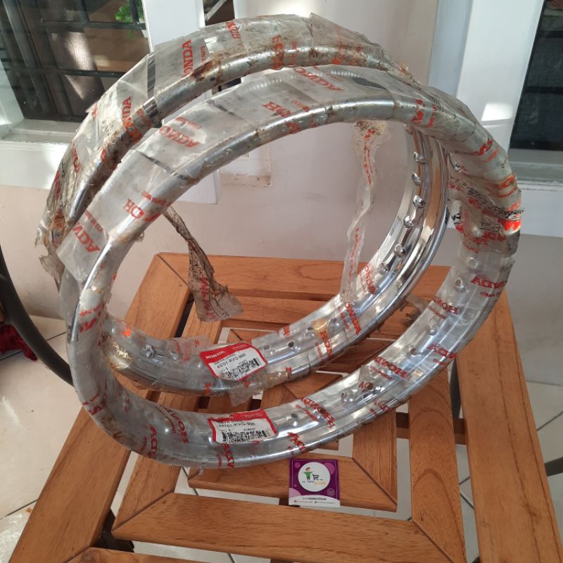 Velg Velk Rim Jari Jari Spoke 14 inc Depan Belakang Beat Karbu Vario Karbu Original AHM