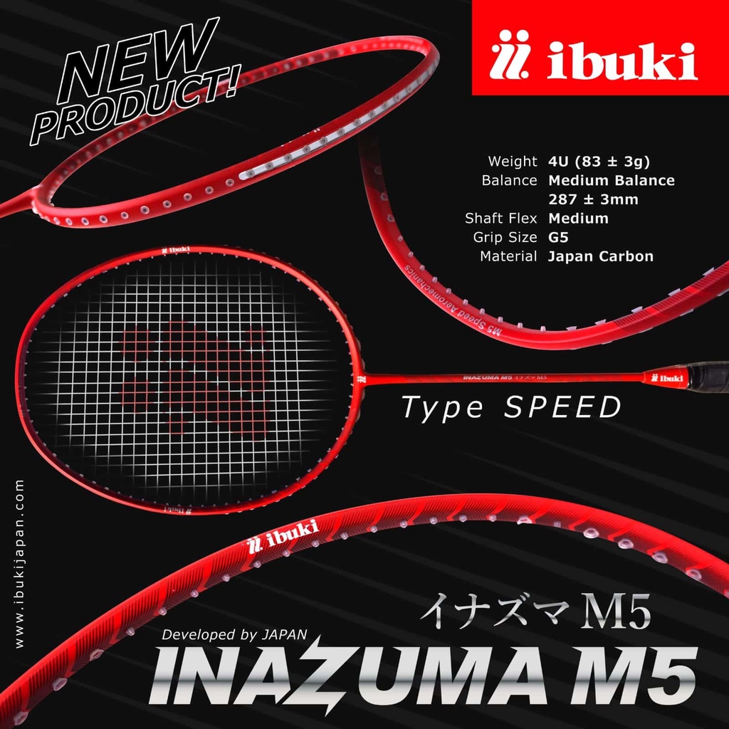 Raket Badminton Ibuki Inazuma M5