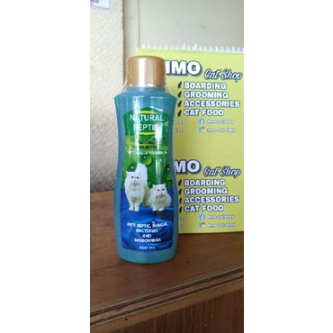 shampoo natural septik cat dog 600ml