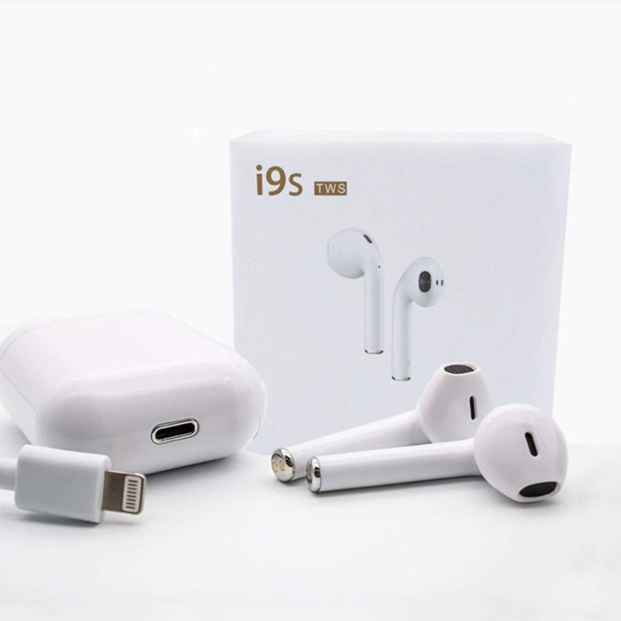 BT Best Quality Tws i9s Bluetooth Airpods Earpods Wireless HEADSET EARPHONE BLUETOOTH i 9S-TWS V5.0/V 5.0 Headset bluetooth i9s tws airpods True Earphones True Wireless Earphones Headphone Mini Earbuds With Charging Box Stereo For All Binaural Calling OEM