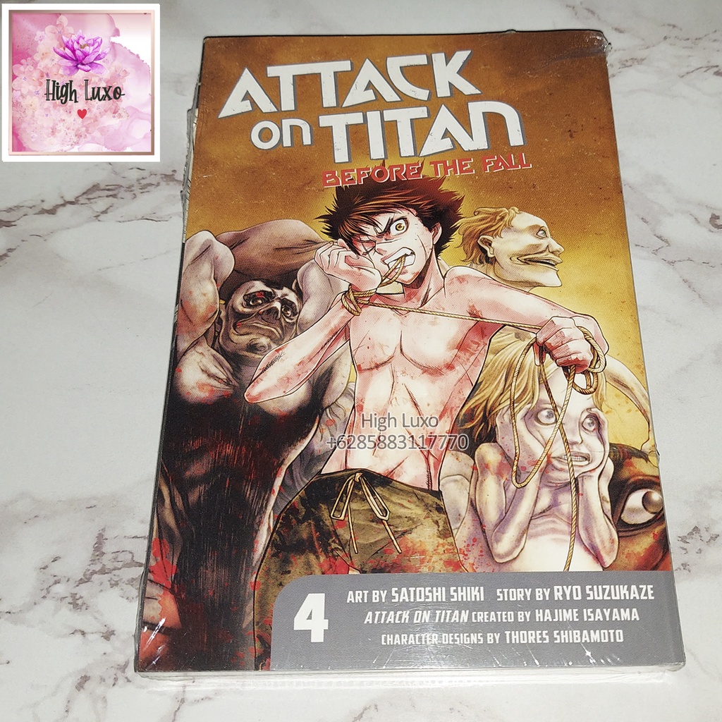 Buku Komik Attack On Titan Before The Fall Vol 4 English Comic Book Manga Seri IMPOR IMPORT ORIGINAL
