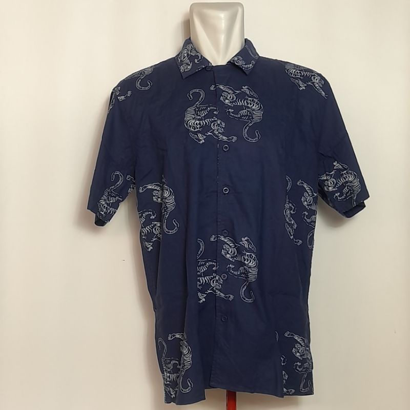 Kemeja Insight Original Tiger Navy