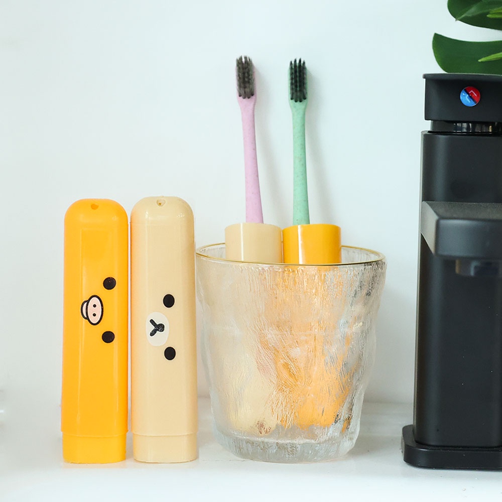 Penutup Kotak Tabung Sikat Gigi Kamar Mandi Portable Travel Camping/Filter Air Anti Kotor Fashion Packaging Storage Box