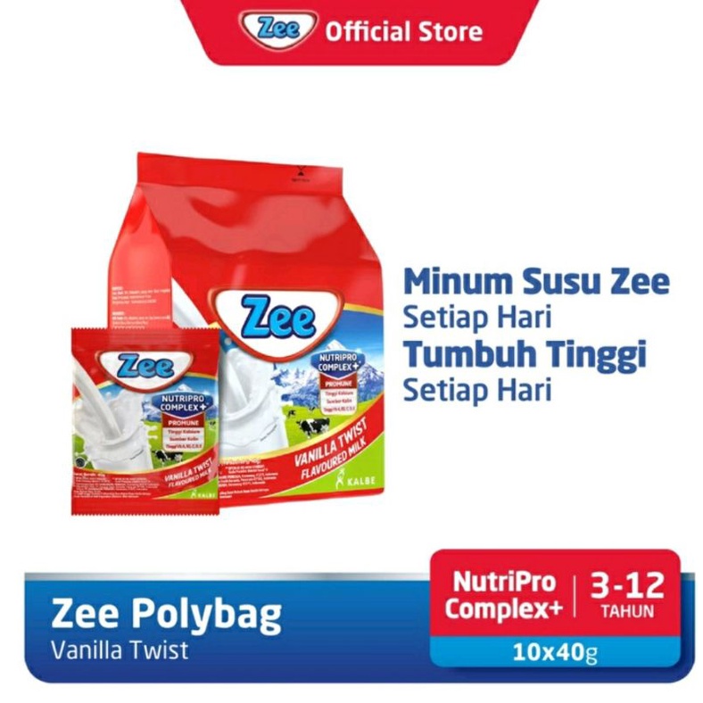 ZEE Sachet In Bag Vanilla Twist 10X40gr