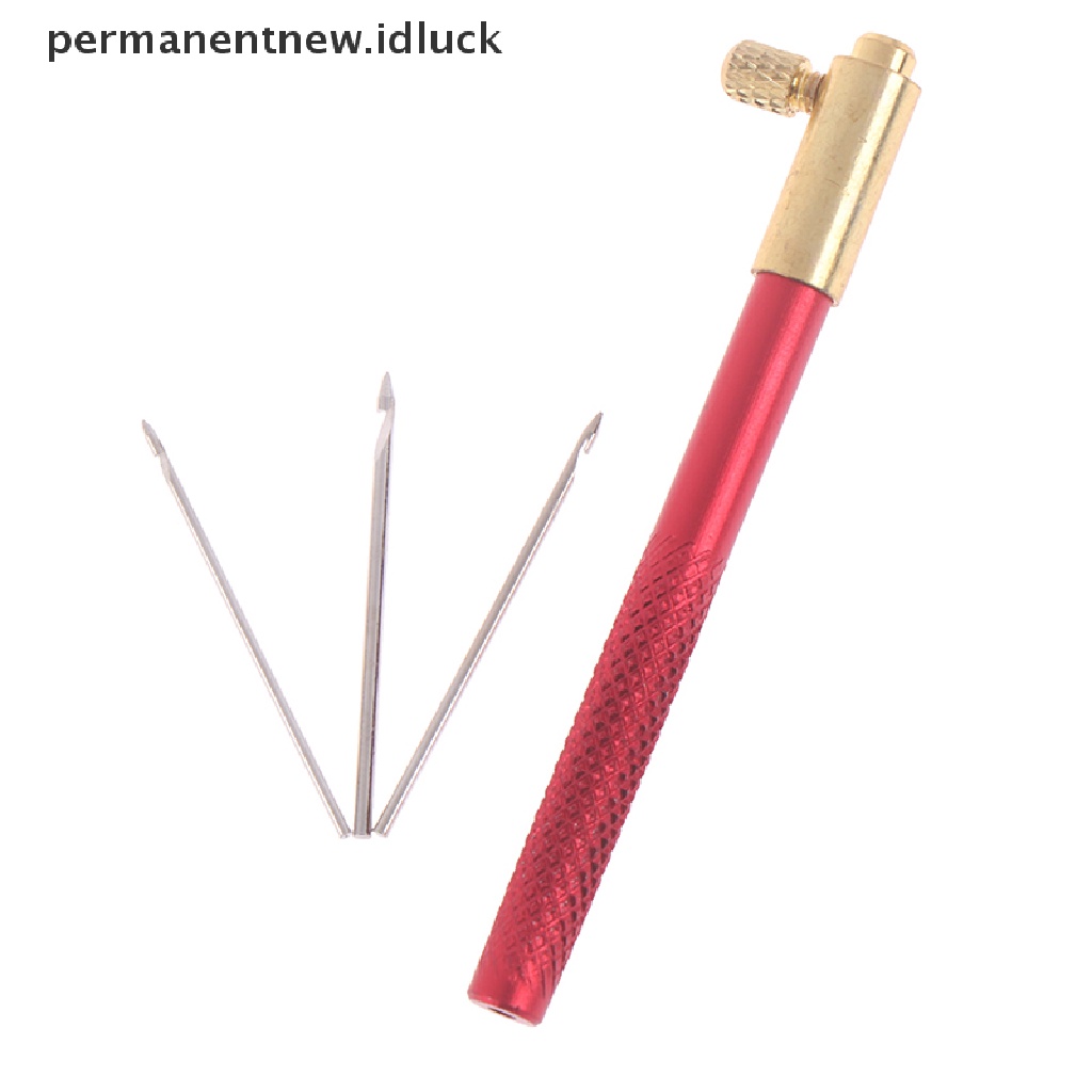 [luckypermanentnew] Bordir Tambour Crochet Hooks Alat Rajut Dengan 3s French Crochet [ID]